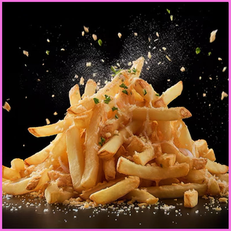 Fresh Handcut fries at Blossoms.